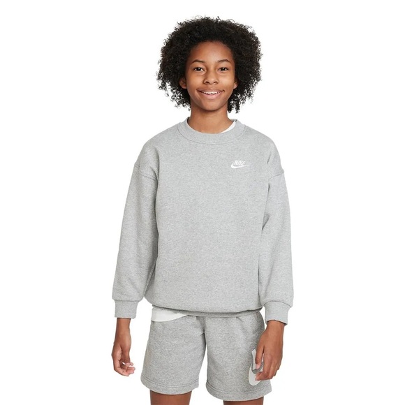 Nike NWOT Heather Gray Sweatshirt, Size: Lg (Youth) - Picture 2 of 7